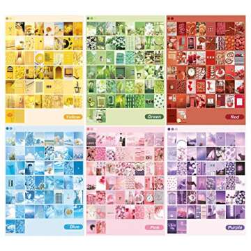 MAXLEAF 300PCS Vintage Aesthetic Washi Stickers Set for Crafting and Journaling