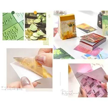 MAXLEAF 300PCS Vintage Aesthetic Washi Stickers Set