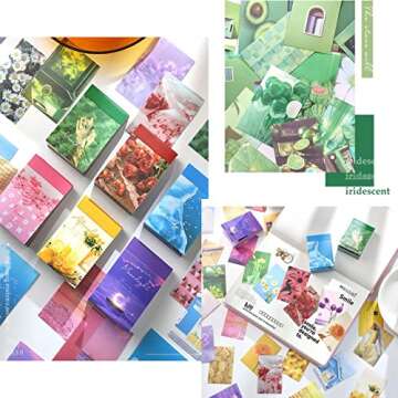 MAXLEAF 300PCS Vintage Aesthetic Washi Stickers Set
