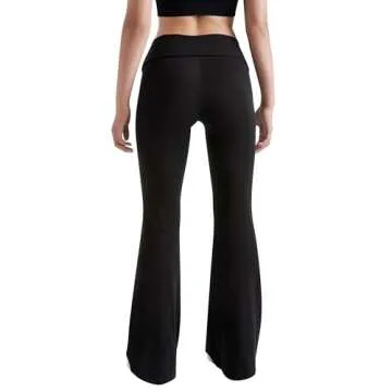 MOOSLOVER Cotton Flare Leggings for Women - Comfortable Style