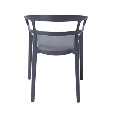 Curved Back Chairs Set of 2 - Stylish, Sturdy Design