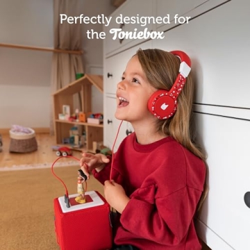 Tonies Foldable Wired Headphones for Kids - Comfortably Designed for Little Ears