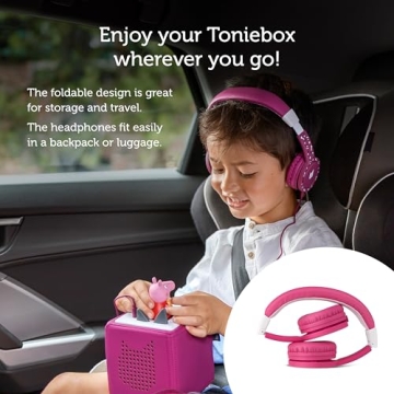 Tonies Foldable Kids Headphones - Volume Limiting and Comfort