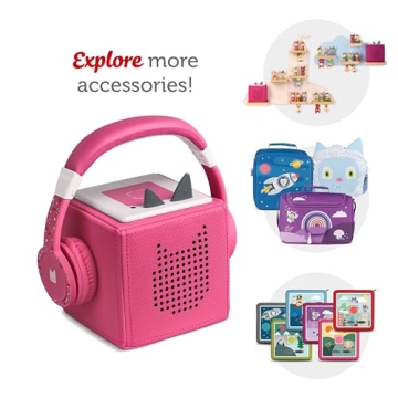 Tonies Foldable Kids Headphones - Volume Limiting and Comfort