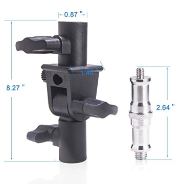 WELLMAKING Light Stand Umbrella Holder with Adjustable Adapter