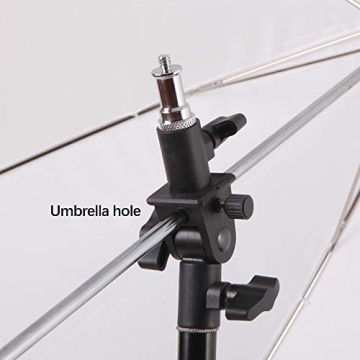 WELLMAKING Light Stand Umbrella Holder with Adjustable Adapter