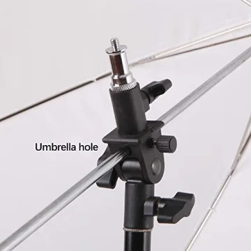 WELLMAKING Light Stand Umbrella Holder with Adjustable Adapter