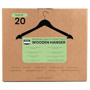 Premium Wooden Hangers for Efficient Clothing Organization