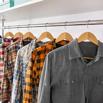 Premium Wooden Hangers for Efficient Clothing Organization