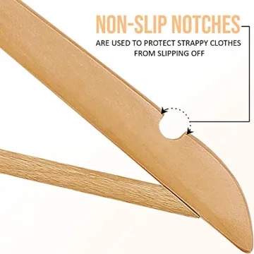 Premium Wooden Hangers for Efficient Clothing Organization