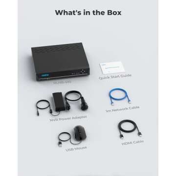 REOLINK 8CH NVR for Reolink PoE Cameras with 2TB HDD