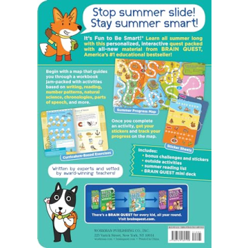 Engaging Summer Brain Quest Book for Kids 3-4