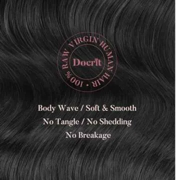 Docrit SKINLIKE 5X5 REAL HD Closure Wig Human Hair Invisible Scalp-Melting - Glueless Straight, 0.1mm Ultra-Thin Seamless Blending HD Lace,Tiny Knots, Pre-Plucked, Bleached Knots, 180% Density 24 inch