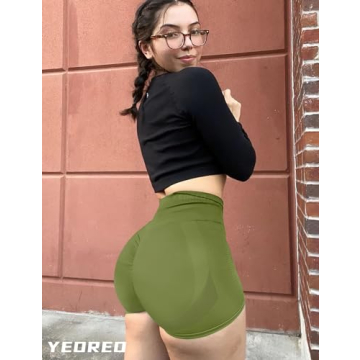 YEOREO High Waist Yoga Cycling Shorts for Women