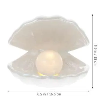 IMIKEYA Ceramic Shell Pearl Light for Elegant Home Decor