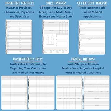 BookFactory Medical Journal for Health Tracking