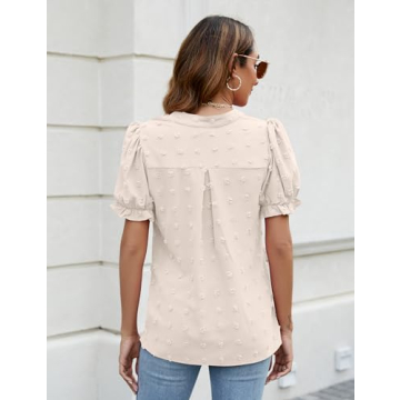 Blooming Jelly Puff Sleeve Chiffon Blouse for Women