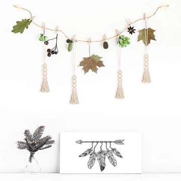 Farmhouse Wood Tassel Beads for Stylish Decor Ideas