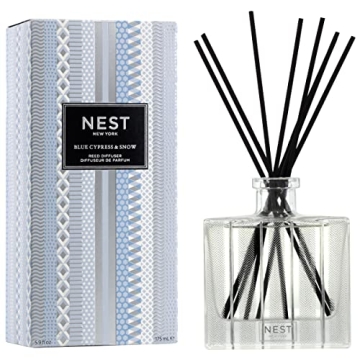 NEST New York Blue Cypress Reed Diffuser - Elegant Home Scent