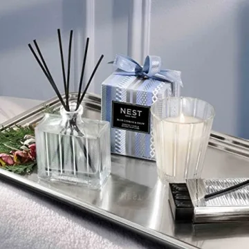 NEST New York Blue Cypress Reed Diffuser - Elegant Home Scent