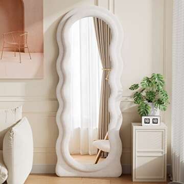 ZMYCZ Stylish Full Length Wavy Mirror in Three Colors