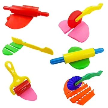 FRIMOONY Kids Dough Tools Set - 44 Fun and Creative Tools