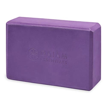 Gaiam Essentials Lightweight Yoga Brick Block for Everyone