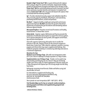 Breeder's Edge Foster Care GM - Goat Milk Based Powdered Milk Replacer - Puppies , Kittens , Cats & Dogs Formula - Easy Digestion - 1 lb