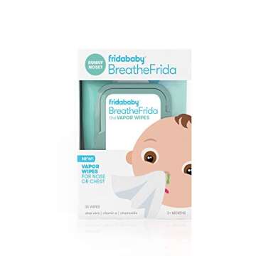 Breathefrida Vapor Wipes for Kids - Natural Relief