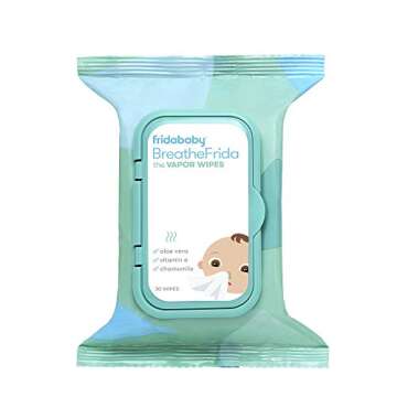 Breathefrida Vapor Wipes for Kids - Natural Relief
