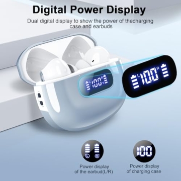 Wireless Earbuds with HiFi Sound and 48H Battery Life