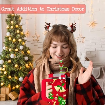 Christmas Straw Toppers for Stanley Tumblers – Fun Covers