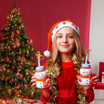 Christmas Straw Toppers for Stanley Tumblers – Fun Covers