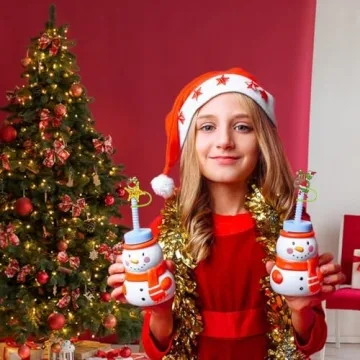 Christmas Straw Toppers for Stanley Tumblers – Fun Covers