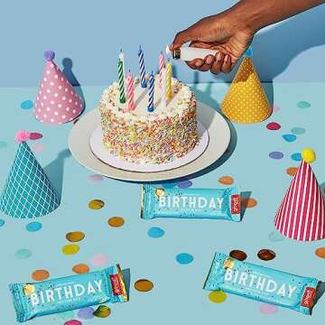 good! Snacks Vegan Birthday Cake Protein Bar | Gluten-Free, Plant Based, Low Sugar, Kosher, Soy Free, Non GMO | 15g Protein (12 Bars)…