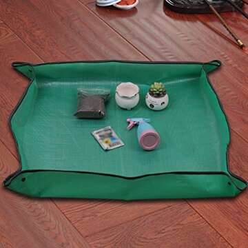 WINGOFFLY Repotting Tidy Mat for Indoor Gardening