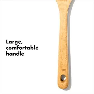 Explore OXO Good Grips Large Wooden Slotted Spoon for Superior Cooking