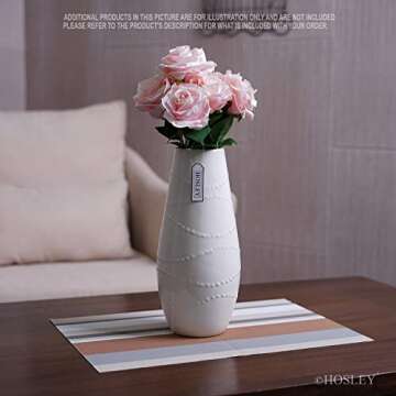 Elegant 12-Inch Ceramic Vase - Stylish Home Decor Piece