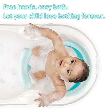 Whale Shape Baby Bath Seat – 3 Bath Toys + Bath Brush + Shower Cap – Ergonomic Backrest – Elastic and Breathable – 4 Strong Non-Slip Suction Cups – Ideal Gift! (Green)