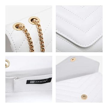Stylish Dasein Women Small Quilted Bag Clutch Purses
