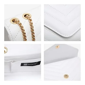 Stylish Dasein Women Small Quilted Bag Clutch Purses