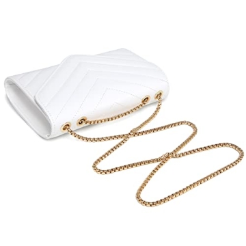 Stylish Dasein Women Small Quilted Bag Clutch Purses