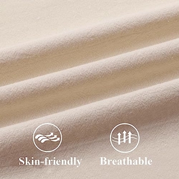 ZWJD Pillow Covers 18x18 Set of 2 Beige Throw Pillow Covers with Fringe Chic Cotton Decorative Pillows Square Cushion Covers for Sofa Couch Bed Living Room Farmhouse Boho Decor