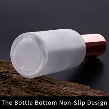 Hydior 2oz Glass Spray Bottles for Perfume and Essential Oils