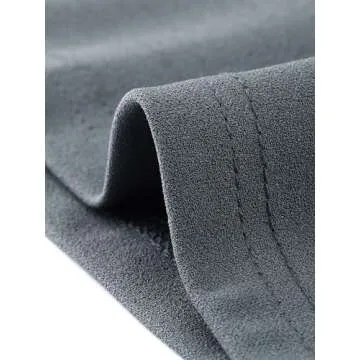 Allegra K Women's A-Line Button Front Work Formal Knee Length Skirt X-Small Gray