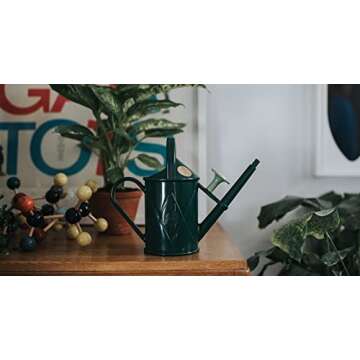 Haws Bartley Burbler Indoor Watering Can - Green & Ergonomic