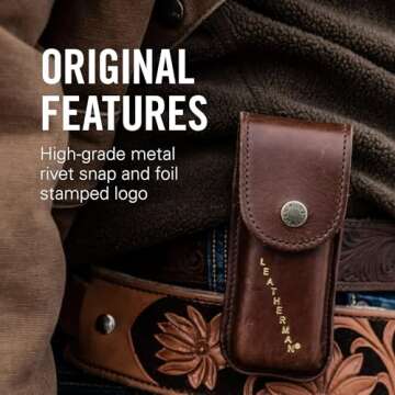 Leatherman Heritage Leather Snap Sheath for Multi-Tools