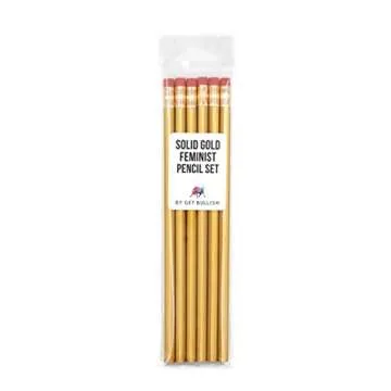 Get Bullish Feminist Pencil Set - Empower Your Writing