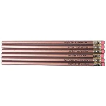 Get Bullish Feminist Pencil Set - Empower Your Writing