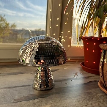 Yeehlmer Mushroom Disco Ball for Party and Home Decor